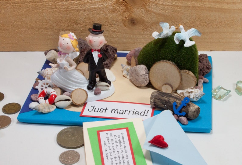 Geldgeschenk zur Hochzeit Gutschein Flitterwochen Etsy