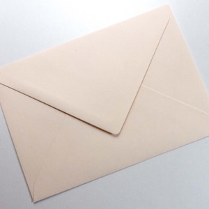 5 Umschläge sand beige Briefumschläge Kuvert C6 Briefhülle, ART. 71