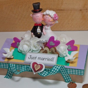 Coffret cadeau 3D coffret cadeau mariage pour votre cadeau d'argent ou bon cadeau de mariage donner de l'argent, petites choses du Nouveau-Brunswick image 5