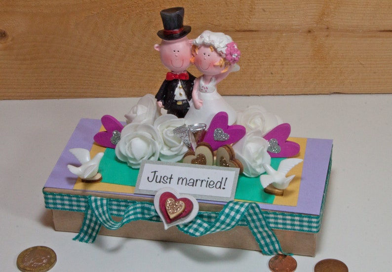 Coffret cadeau 3D coffret cadeau mariage pour votre cadeau d'argent ou bon cadeau de mariage donner de l'argent, petites choses du Nouveau-Brunswick image 5