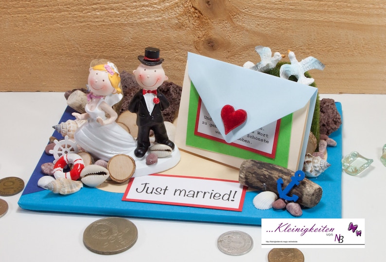 Geldgeschenk zur Hochzeit Gutschein Flitterwochen Etsy