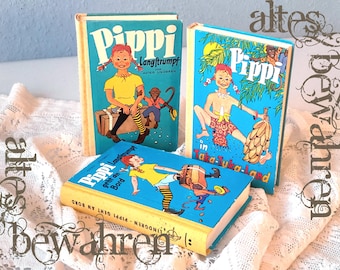 Vintage Pippi Longstocking books