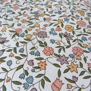 Vintage wallpaper roll with cute flowers