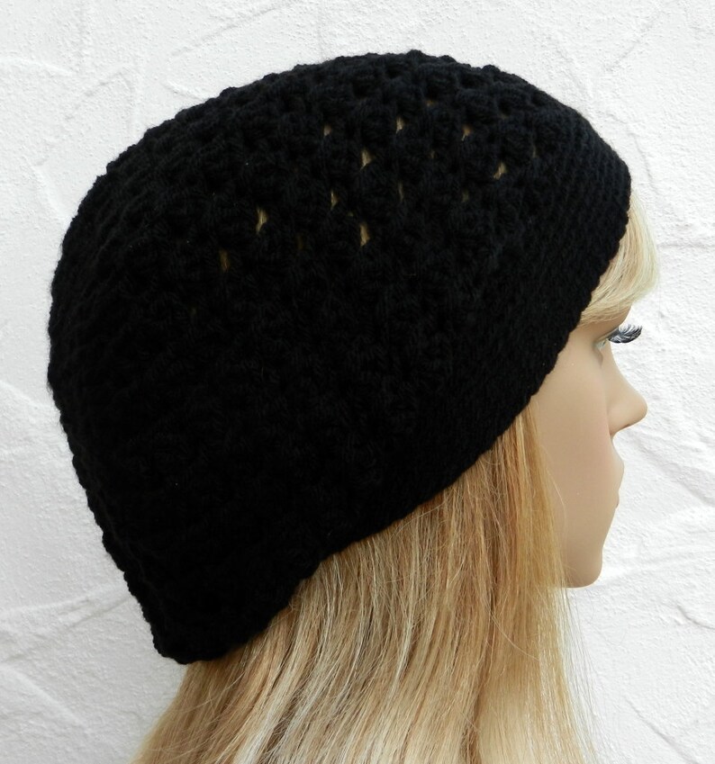 Beanie, black, polyacrylic image 3