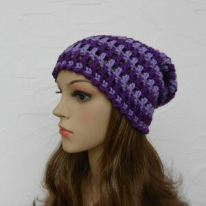 Beanie, lavendel, violett, Schurwolle Mix Bild 5