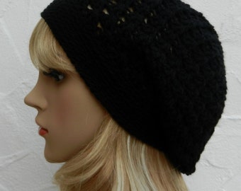 Beanie, schwarz, Polyacryl