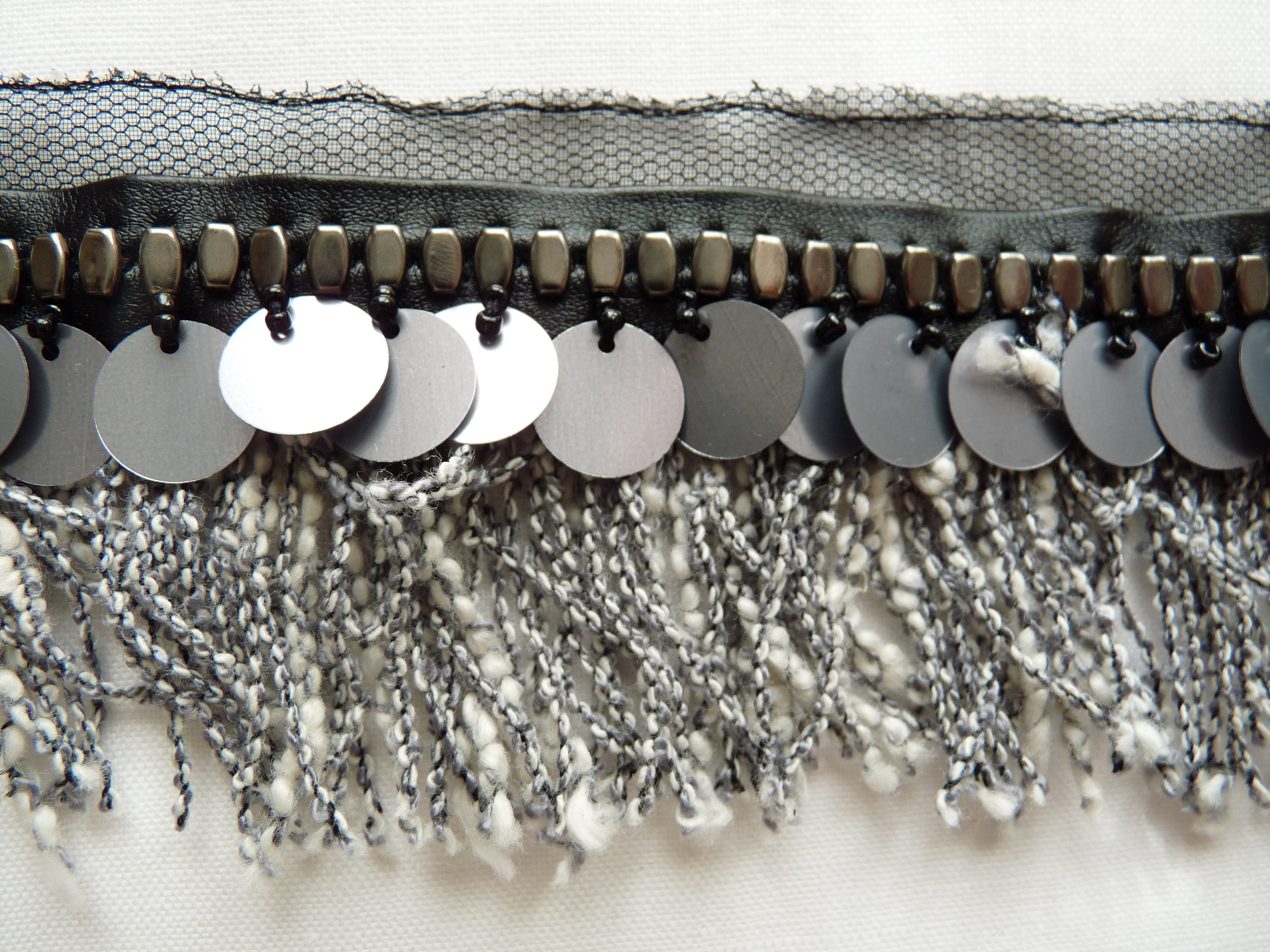 Braid Lace Leather Leather Trim Fray Trim Black Trims Etsy UK