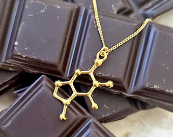 CHOCOLATE II necklace- sterling silver, 24K gold, 18K rose gold
