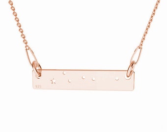 Cancer Constellation  necklace rose gold