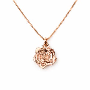 ROSE Halskette - Sterling Silber, 24K Gold, 18K Roségold
