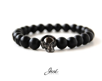 DJ SKULL  bracelet men  unisex, skull in headpshones