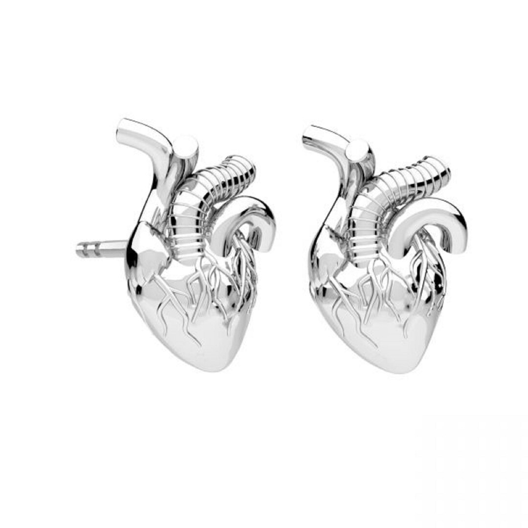 アクセサリー HUMAN MADE Heart silver Earrings GOLD il_1080xN.6452676595_l5jj.jpg