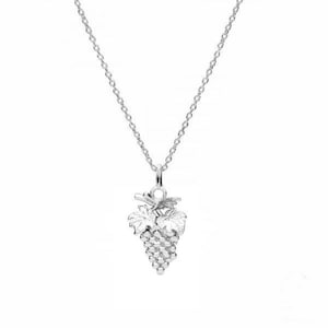 GRAPES necklace - sterling silver, 24K gold, 18K rose gold