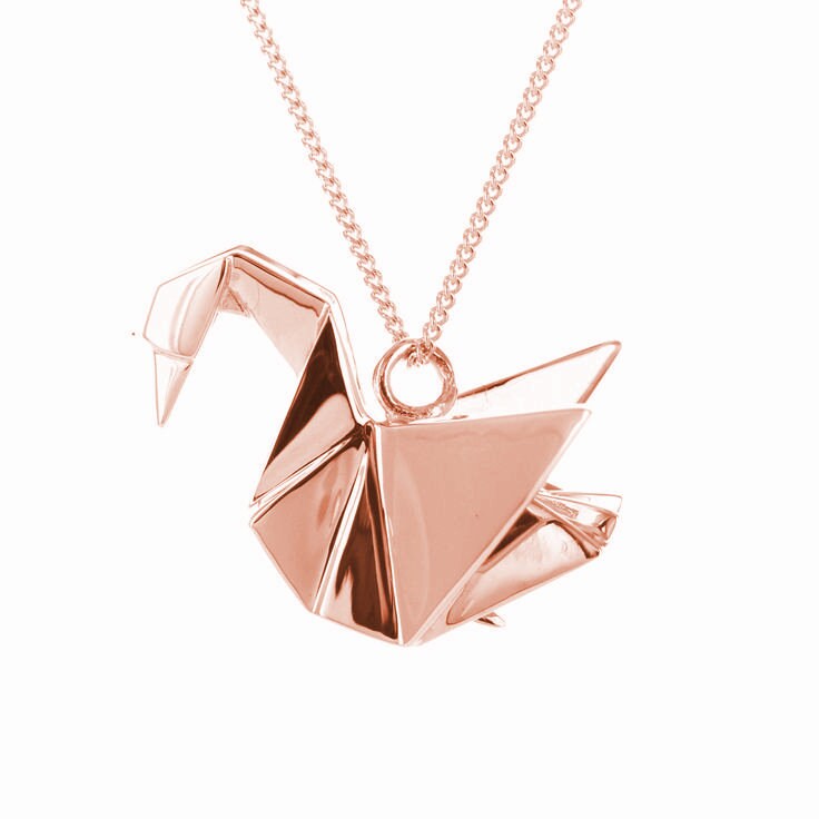 ORIGAMI - Collana Cigno Origami in argento 925- Calcagnini Gioielli - Italia
