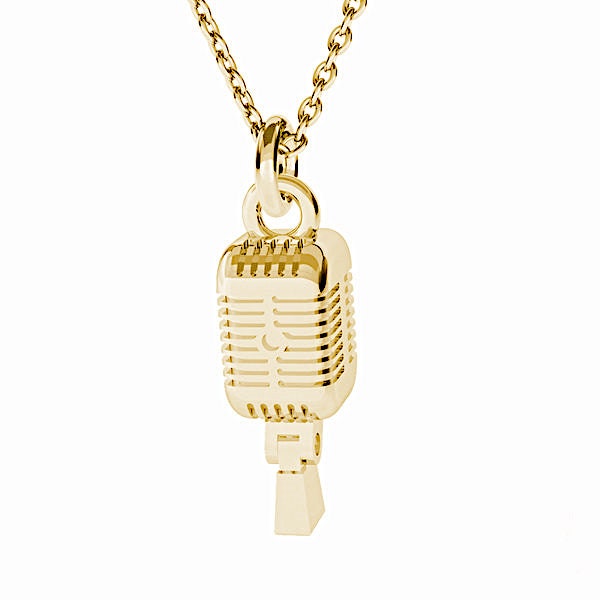 Microphone Necklace Etsy