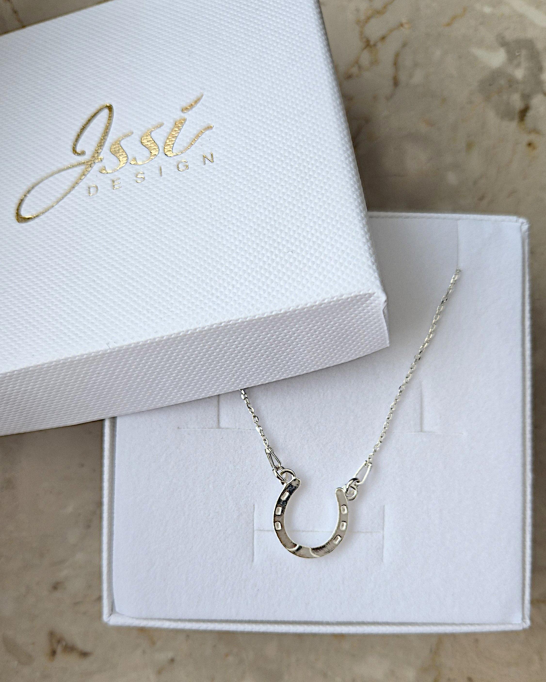 Buy HORSESHOE Necklace Sterling Silver, 24K Gold, 18K Rose Gold