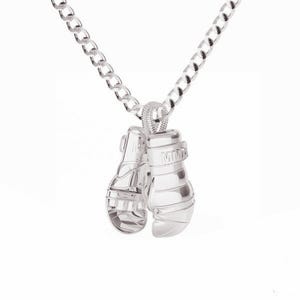 MMA FIGHTER  necklace- mma gloves necklace, mma fighter necklace