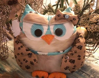 Patrón de almohada de búho - utensilio TV búho ebook - patrón de almohada de búho