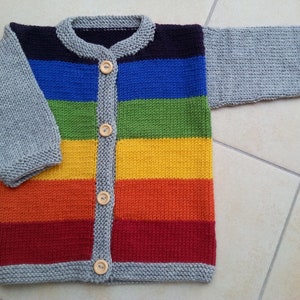 Regenbogen-Jacke Bild 1