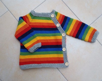 Schlüttli with rainbow stripes