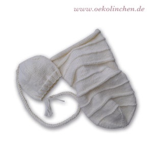 Baby swaddle bag with pointed cap image 2