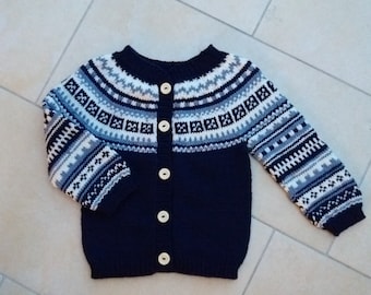 Norwegian cardigan "Eric" / "Erica"