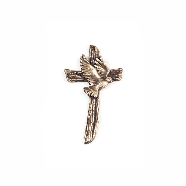 Sandurna med antikt rosemblem - Minnessak för aska av människor eller husdjur, zenhelande dekor Cross Emblem