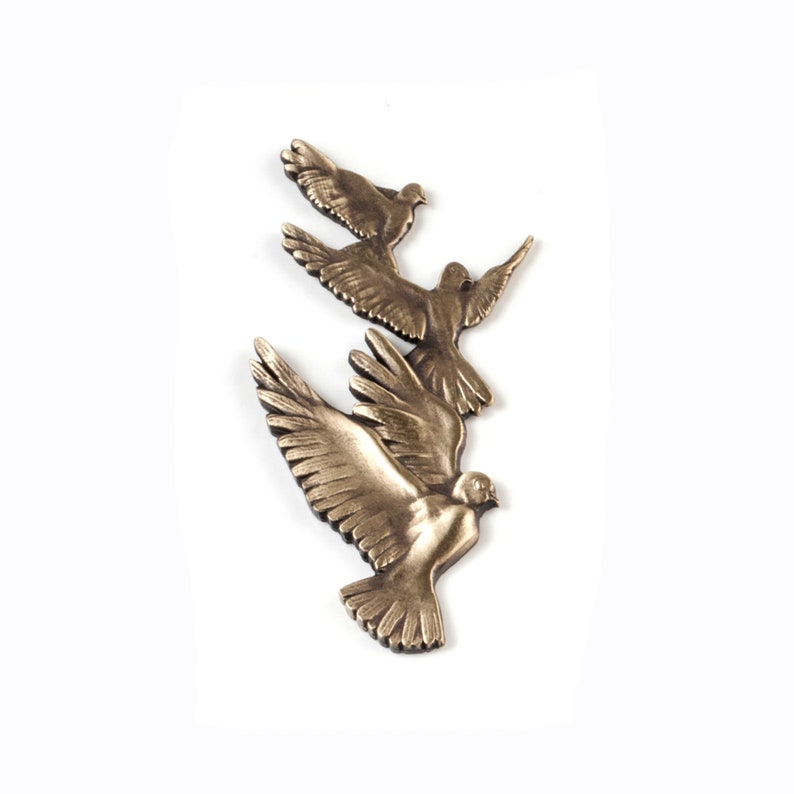 Sandurna med antikt rosemblem - Minnessak för aska av människor eller husdjur, zenhelande dekor Doves emblem