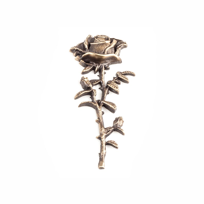 Sandurna med antikt rosemblem - Minnessak för aska av människor eller husdjur, zenhelande dekor Rose Emblem