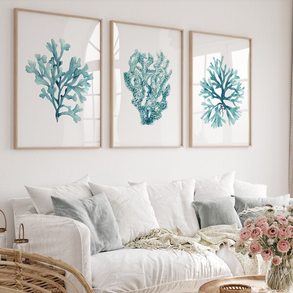 Image showcasing Coral Wall Decor - Etsy
