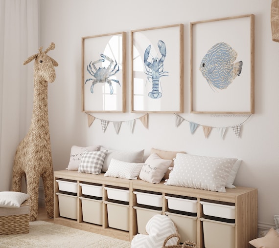 Light blue wall decor ideas 2025