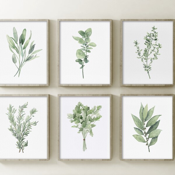 Parsley Sage Rosemary and Thyme Art Print Etsy