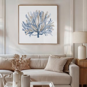Coastal Wall Art Set of 4 Prints, Beach Ocean Wall Art With Starfish ...