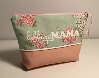 Kosmetiktasche Lieblingsmensch Lieblingsmama Beste Freundin personalisiert