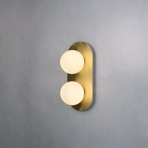 Small light, Bathroom light Glass Wall Lighting ,Globe Wall Lamp Vanity Light Fixture, Glass Wall Sconce, Wall lamp, Wall light, Glass lamp