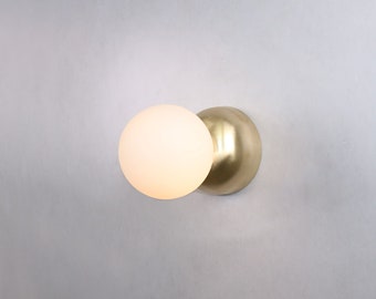 Bathroom Vanity Light, Small Lamp , Bathroom light Glass Wall Lighting ,Globe Wall Lamp Vanity Light Fixture, Glass Wall Sconce, Wall lamp