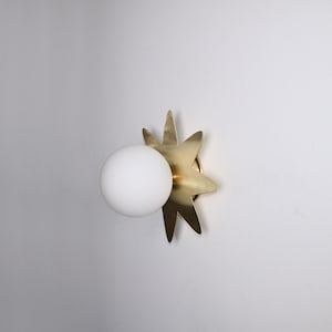 Star Wall Lighting - Sconce Brass Wall Lamp Vanity Light Fixture, Wall Sconce, Wall lamp, Wall Light , Small Wall Lighting