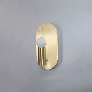 Ellipse Wall Lighting - Brass Gold Globe Wall Lamp Vanity Light Fixture, Wall Sconce, Wall lamp, Wall Light , Small Wall Lighting