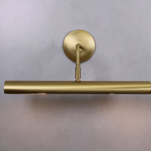 Bathroom Brass Wall Sconce Bathroom Light Mid Century - Etsy