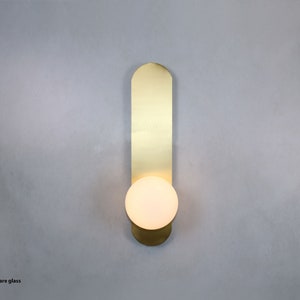 Ellipse Wall Lighting - Brass Gold Globe Wall Lamp Vanity Light Fixture, Wall Sconce, Wall lamp, Wall Light