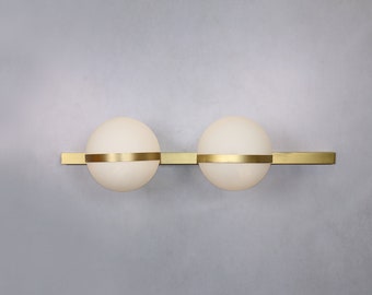 Vanity Light - Modern Wall Sconce - Brass Wall Lights- Mid Century - Wall Light - Wall Sconce Light Fixture - Modern Vanity Light