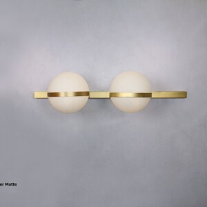 Vanity Light - Modern Wall Sconce - Brass Wall Lights- Mid Century - Wall Light - Wall Sconce Light Fixture - Modern Vanity Light