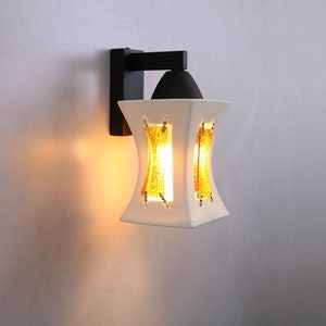 Porcelain wall light, Modern wall sconce for the living room, Wall Fixture, porcelain wall lamp