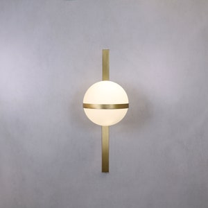 Vanity Light - Modern Wall Sconce - Brass Wall Lights- Mid Century - Wall Light - Wall Sconce Light Fixture - Modern Vanity Light