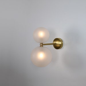 Brass Wall Lighting Brass Wall Lamp Vanity Light Fixture, Wall Sconce, Wall lamp, Wall Light , Blackened Wall Lighting image 1