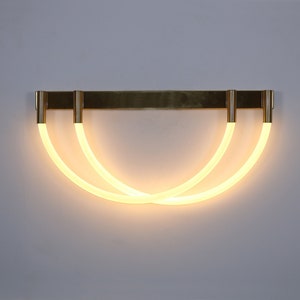 Brass Wall Lighting - Blackened Brass Wall Lamp Vanity Light Fixture, Wall Sconce, Wall lamp, Wall Light, Design wall lamp
