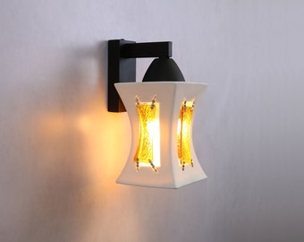 Porcelain wall light, Modern wall sconce for the living room, Wall Fixture, porcelain wall lamp