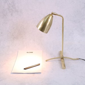 Brass Table Lamp , Brass Table Lights, Brass Desk Lamp