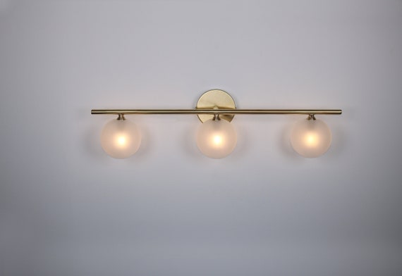 Luz de espejo LED nórdico, luz de tocador, luz de pared, espejo de baño,  luz delantera, lámparas de pared modernas para dormitorio, lámpara de  espejo