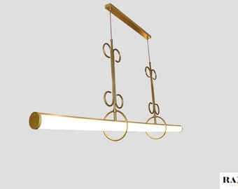 Modern Chandelier Lighting, Ceiling Lamp Vanity Light Fixture, Lighting Profile- Verrazano Bridge Model Ranor Lighting Design